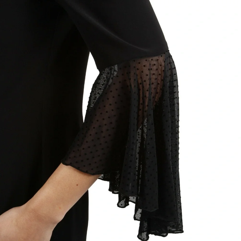 NWT JOSEPH RIBKOFF Black Off Shoulder Size 10 - Picture 4 of 8